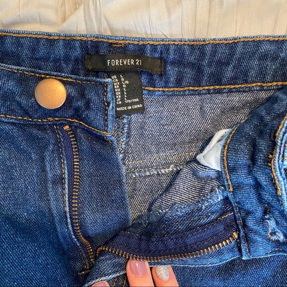 Forever 21 Jean Skirt L - Picture 2 of 3